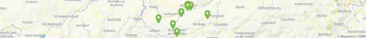 Kartenansicht für Apotheken-Notdienste in der Nähe von Zeillern (Amstetten, Niederösterreich)